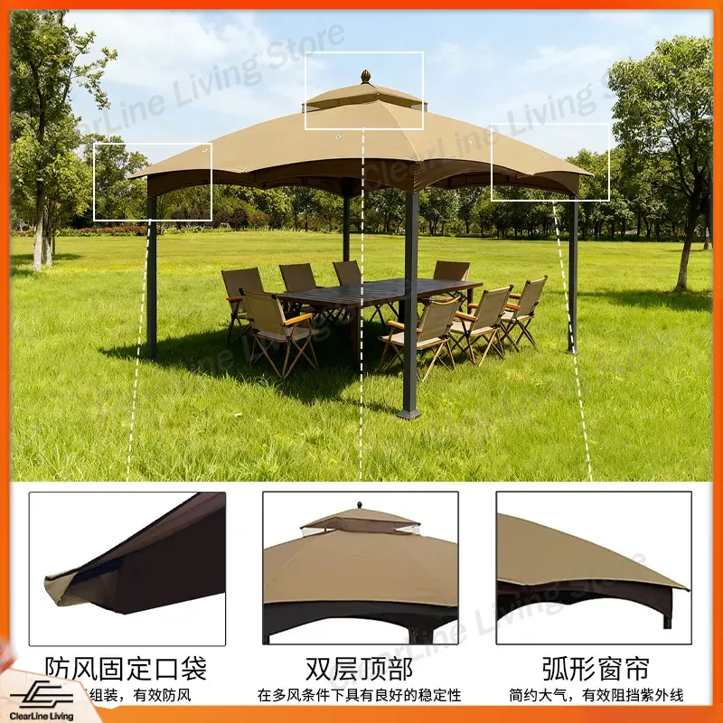 Tenda Kanopi Camping Outdoor L - Gazebo Pop Up ulasan dan harga
