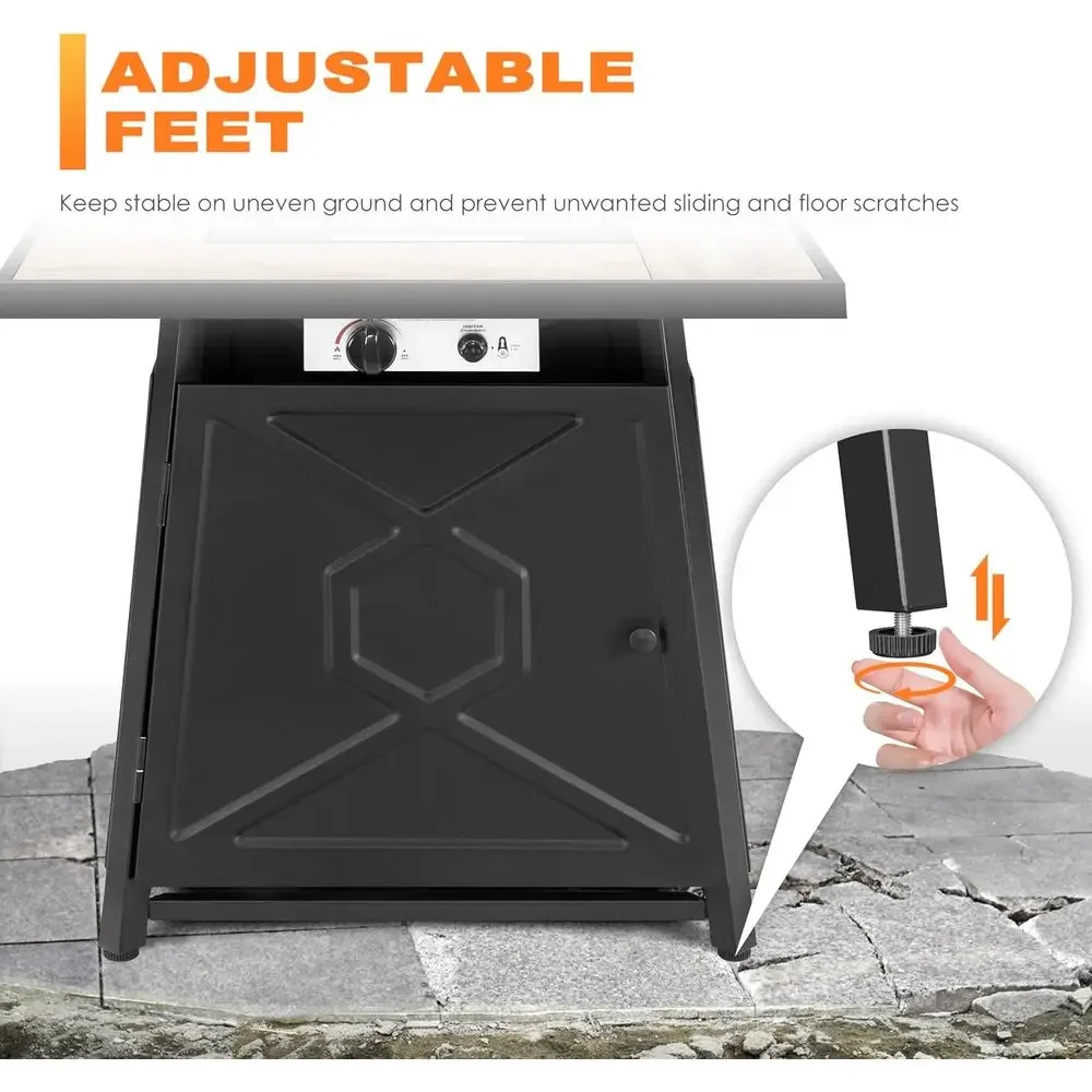 Set Furnitur Teras Luar Ruanga - Outdoor Furniture Set With Fire Pit ulasan dan harga