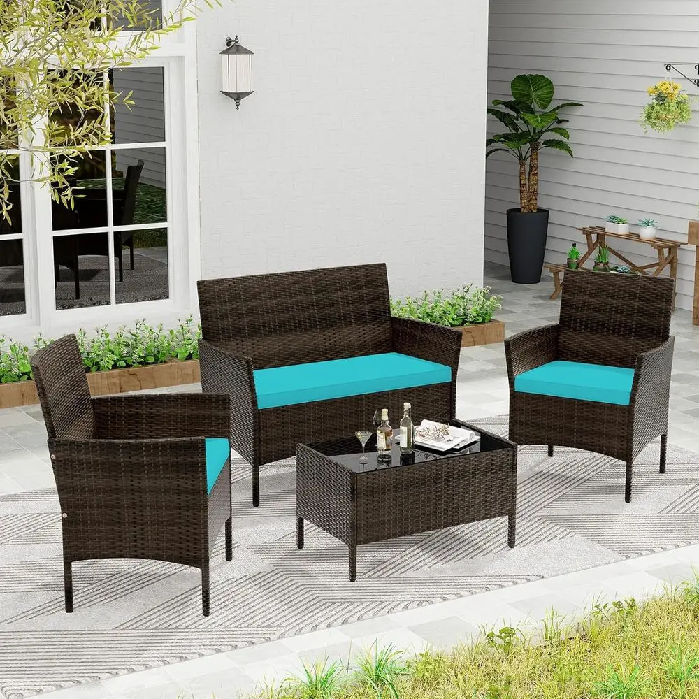 Set Furnitur Teras Luar Ruanga - Outdoor Furniture Loveseat ulasan dan harga