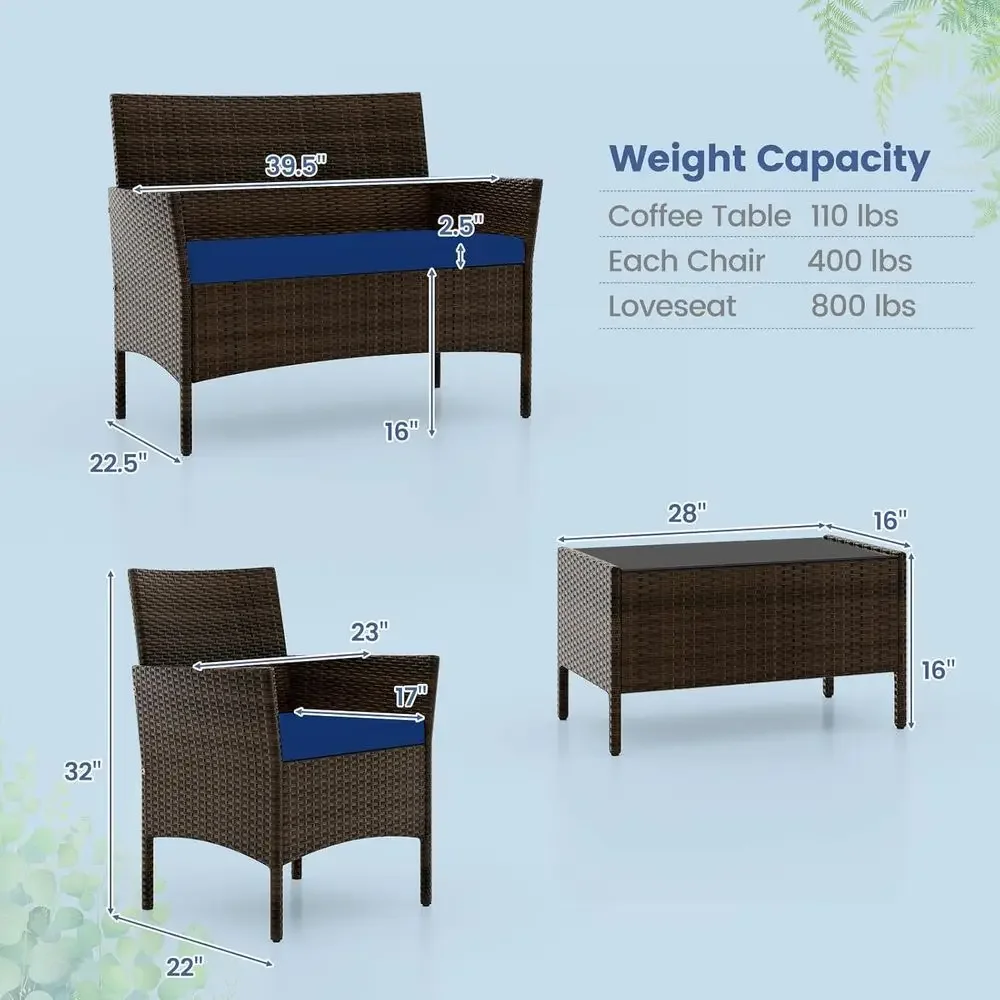 Set Furnitur Teras Luar Ruanga - Outdoor Furniture Loveseat ulasan dan harga