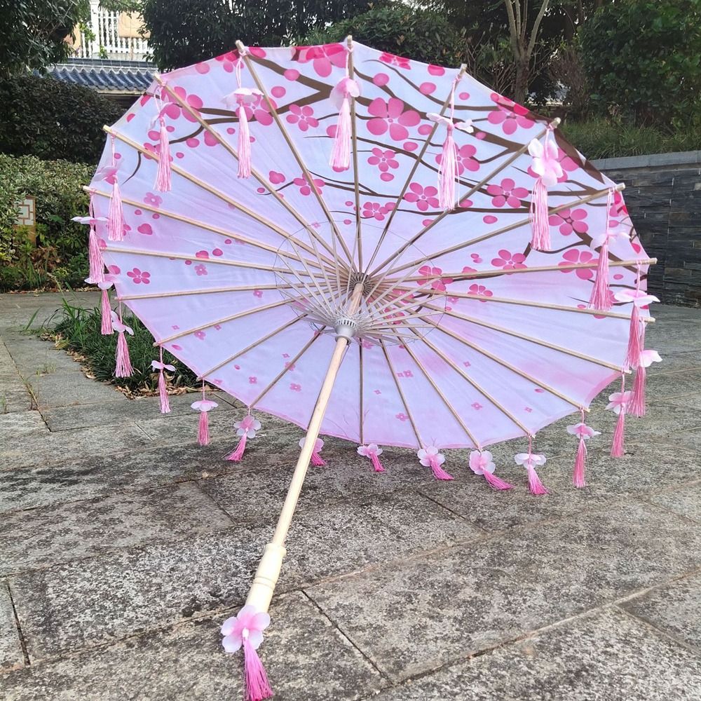 Payung Sutra Seni Cina Jepang  - Parasol Umbrella Large ulasan dan harga